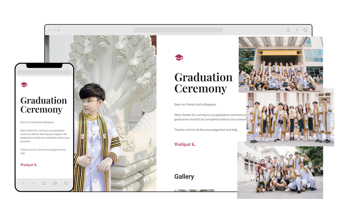 Wutipat's Graduation Ceremony